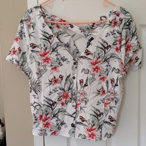 Floral crop top